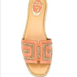 Rene Caovilla Deena Slides/Sandals EUR 40